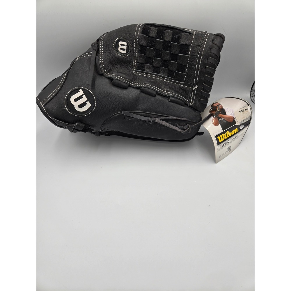 Wilson A360 Adult Baseball Glove Black Right Hand Throw WTA03RS1714 NEW